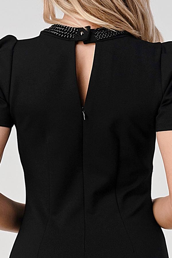 Chain Detail Keyhole Dress
