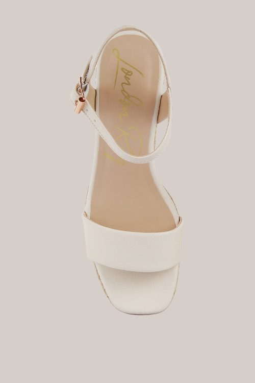 Open-Toe Espadrille Wedge Sandals