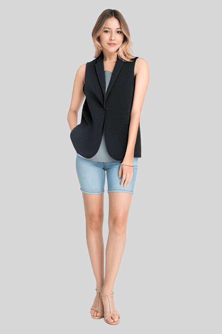 sleeveless-open-front-formal-blazer – Jackets & Coats by Lumiark