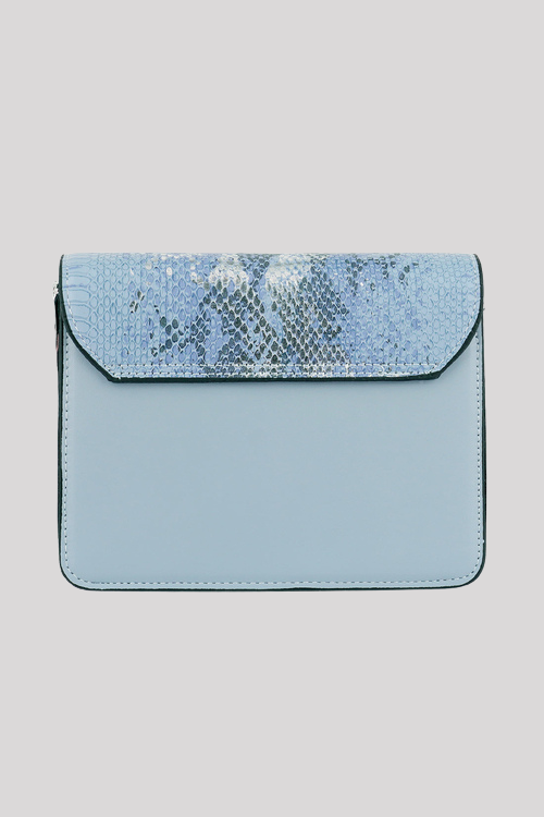 Textured Sling Bag with Chain Strap