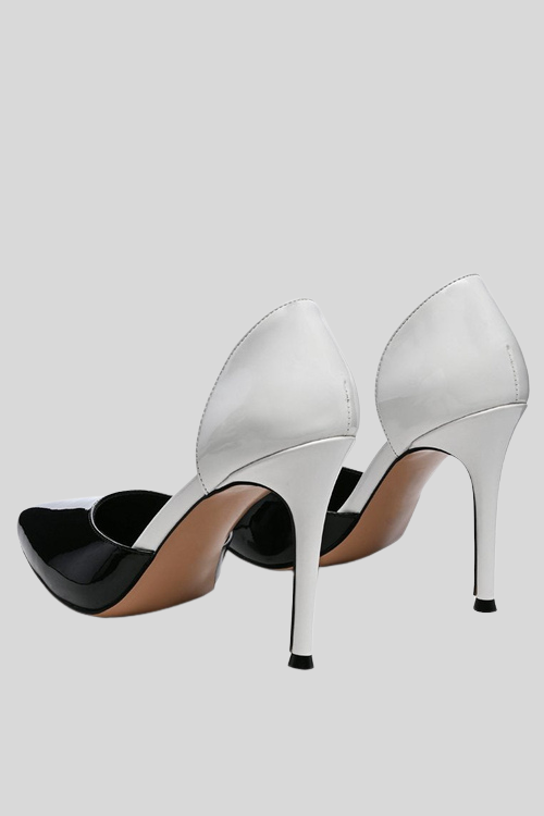 Patent Faux Leather Stiletto Pumps