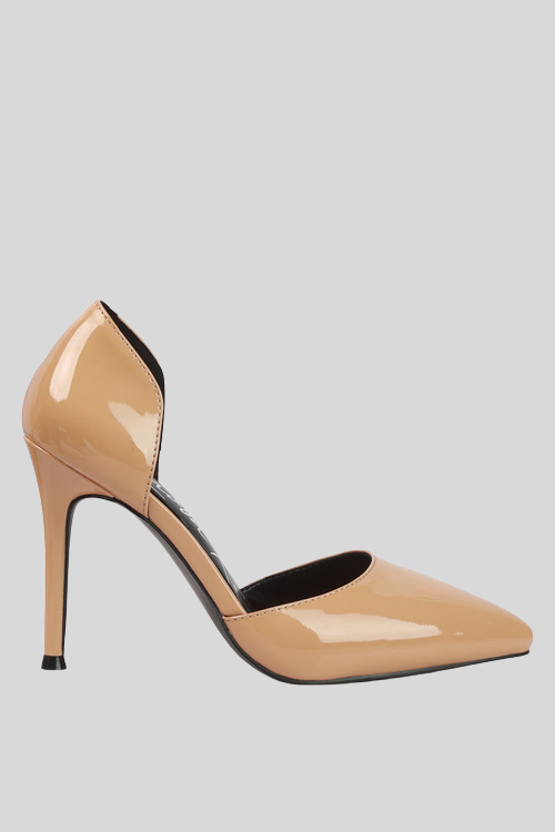 Patent Faux Leather Stiletto Pumps