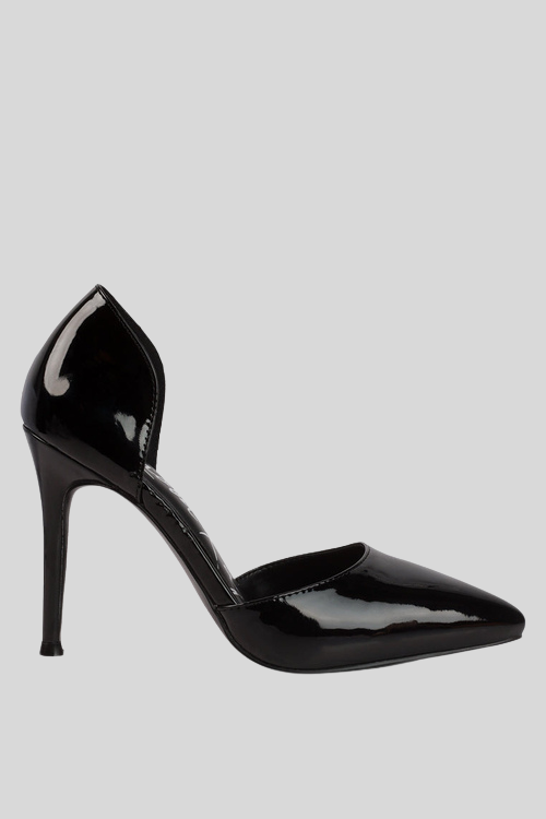Patent Faux Leather Stiletto Pumps