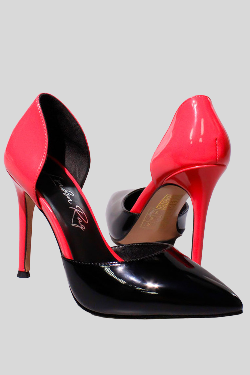 Patent Faux Leather Stiletto Pumps