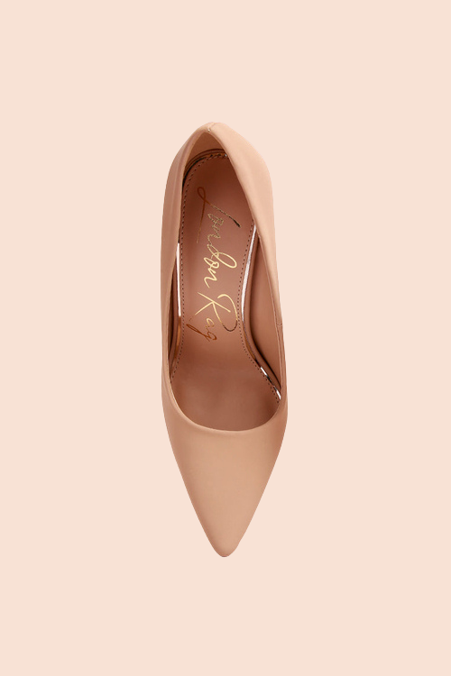 Mid Heel Pointed-Toe Pumps