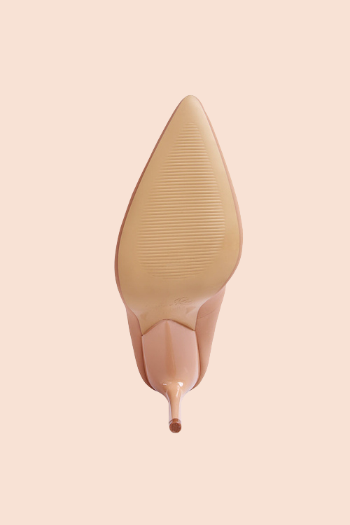 Mid Heel Pointed-Toe Pumps