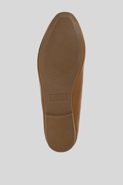 Chunky Chain Faux Leather Loafers