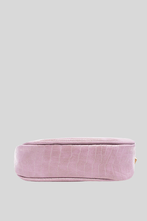 Croc Textured Faux Leather Sling Bag