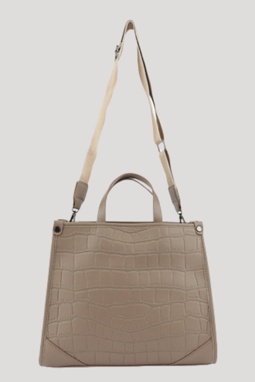 Textured Croco Tote Bag – Footwear by Lumiark