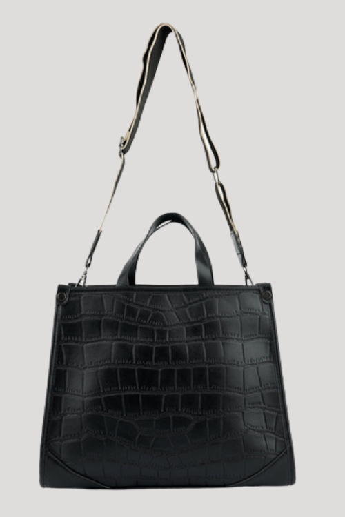 Textured Croco Tote Bag – Footwear by Lumiark