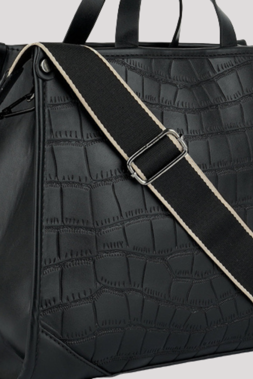 Textured Croco Tote Bag – Footwear by Lumiark