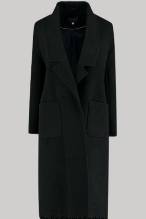 Faux Wool Wrap Belted Coat – Jackets & Coats by Lumiark