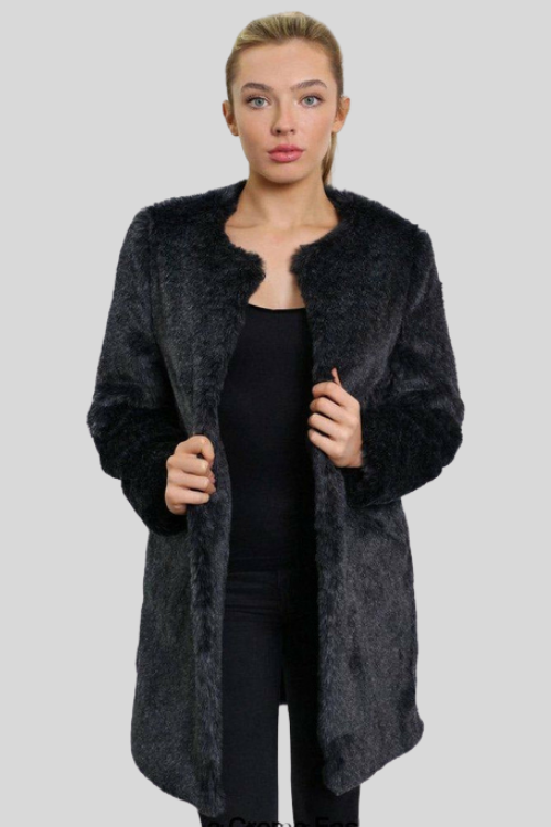 Classic Faux Fur Collar Coat – Jackets & Coats by Lumiark