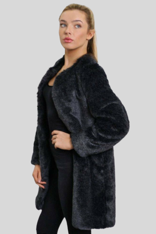 Classic Faux Fur Collar Coat – Jackets & Coats by Lumiark