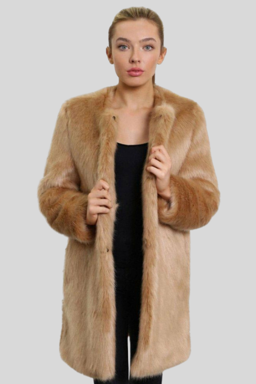 Classic Faux Fur Collar Coat – Jackets & Coats by Lumiark