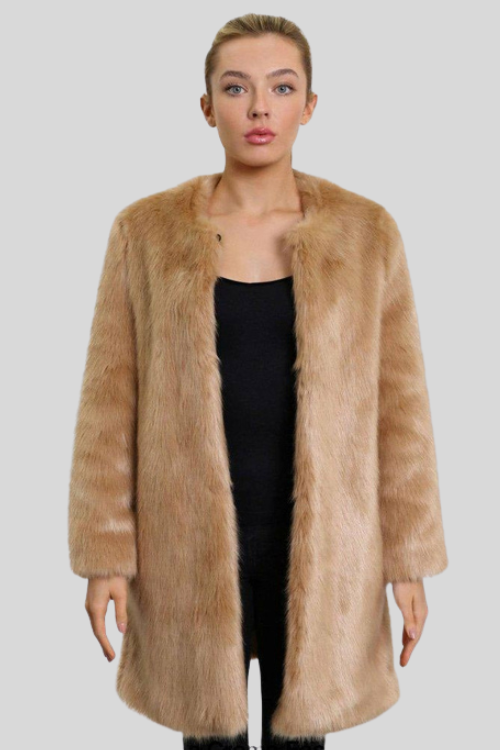 Classic Faux Fur Collar Coat – Jackets & Coats by Lumiark