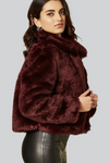 Faux Fur Cropped Bomber – Jackets & Coats by Lumiark