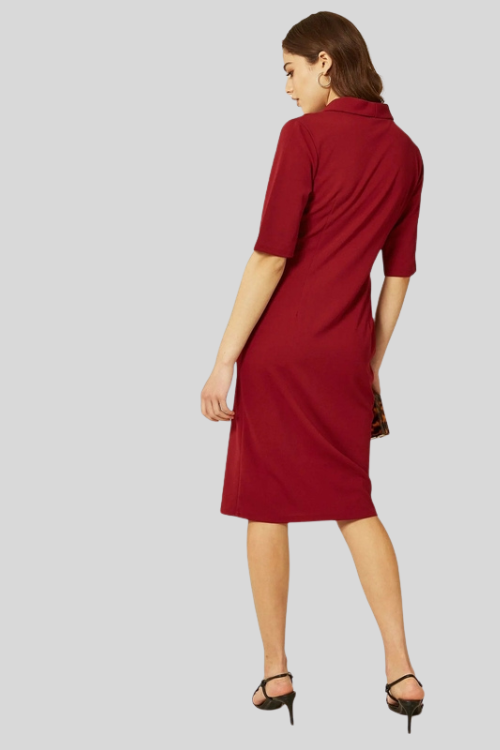 Wrap-Front Blazer Midi Dress – Jackets & Coats by Lumiark