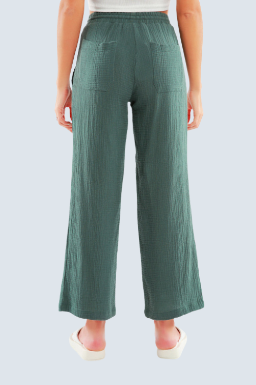 Wide Leg Drawstring Lounge Pants