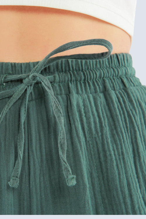 Wide Leg Drawstring Lounge Pants