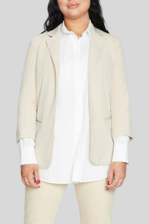 Minimalist Open-Front Blazer – Jackets & Coats by Lumiark