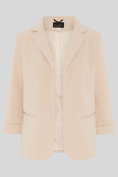 Minimalist Open-Front Blazer – Jackets & Coats by Lumiark