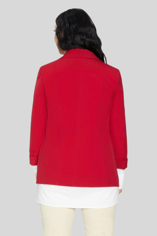 Minimalist Open-Front Blazer – Jackets & Coats by Lumiark