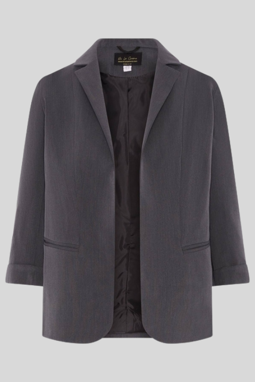 Minimalist Open-Front Blazer – Jackets & Coats by Lumiark