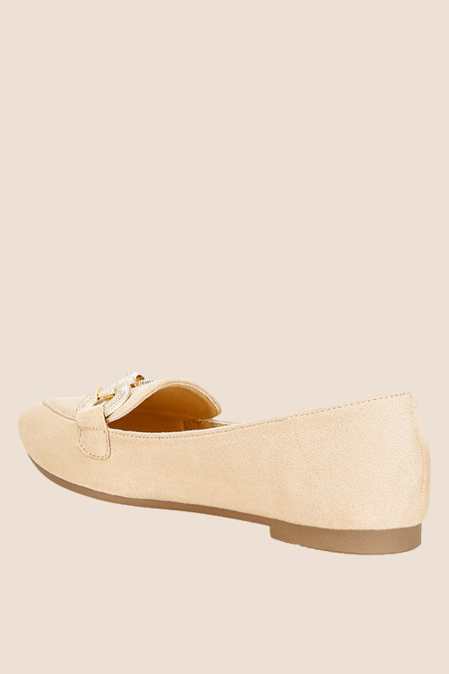 Horsebit Detail Flexible Loafers