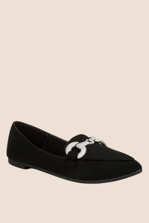 Horsebit Detail Flexible Loafers
