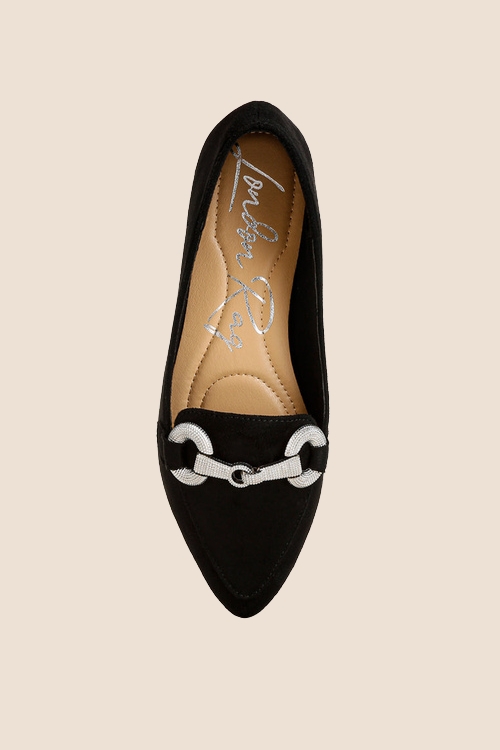 Horsebit Detail Flexible Loafers