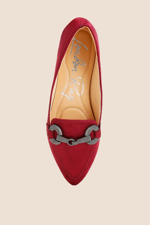 Horsebit Detail Flexible Loafers