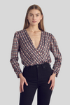 Surplice Long Sleeve Bodysuit