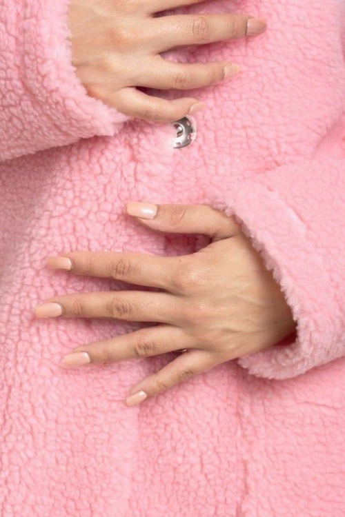Oversized Teddy Borg Coat