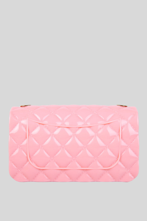 Shiny Quilted Jelly Sling Bag – Footwear by Lumiark