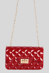 Shiny Quilted Jelly Sling Bag – Footwear by Lumiark