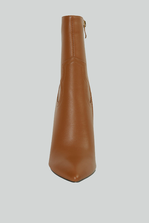 High Heel Cowboy Ankle Boots