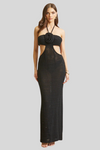Rosette Detail Knit Halter Dress – Women's Clothing by Lumiark
