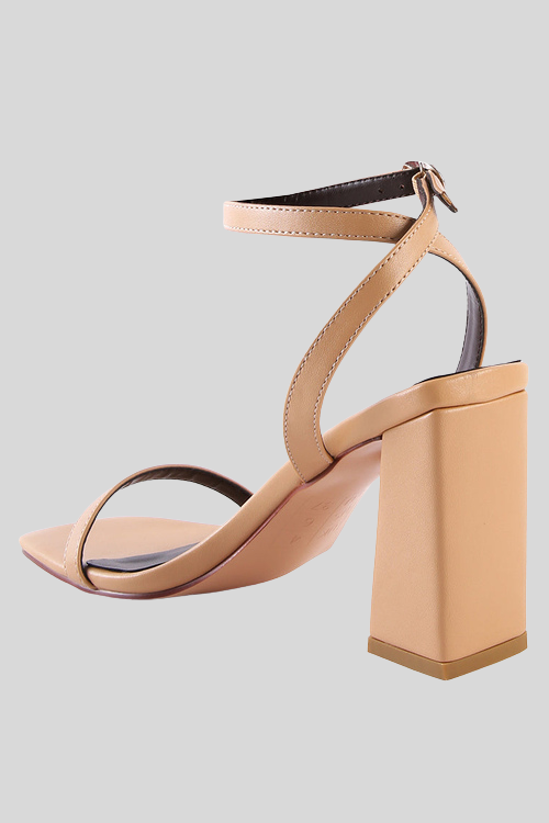 Ankle Strap Block Heel Sandals