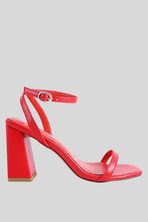 Ankle Strap Block Heel Sandals
