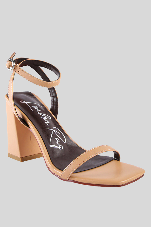 Ankle Strap Block Heel Sandals