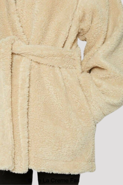 Cosy Belted Teddy Coat