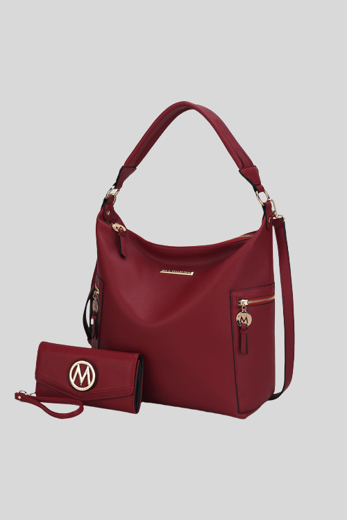 Vegan Hobo Tote with Wallet – Bags & Wallets by Lumiark