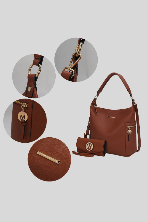 Vegan Hobo Tote with Wallet – Bags & Wallets by Lumiark