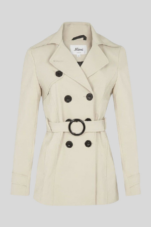 Double Breasted Short Spring Coat – Jackets & Coats by Lumiark