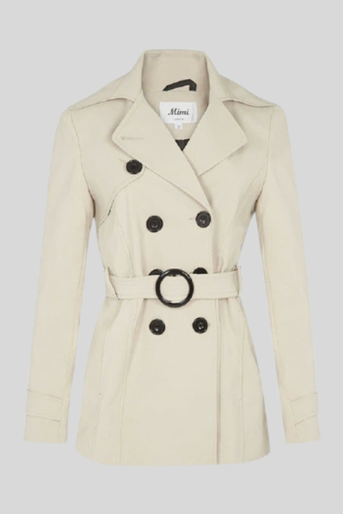 Double Breasted Short Spring Coat – Jackets & Coats by Lumiark