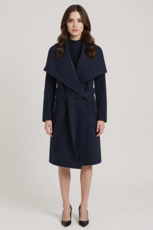 Wool Blend Large Lapel Duster Coat – Jackets & Coats by Lumiark