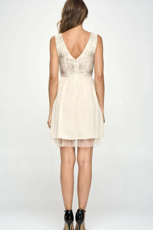 Mini Skater Dress with Soft Tulle Layers – Women's Clothing by Lumiark