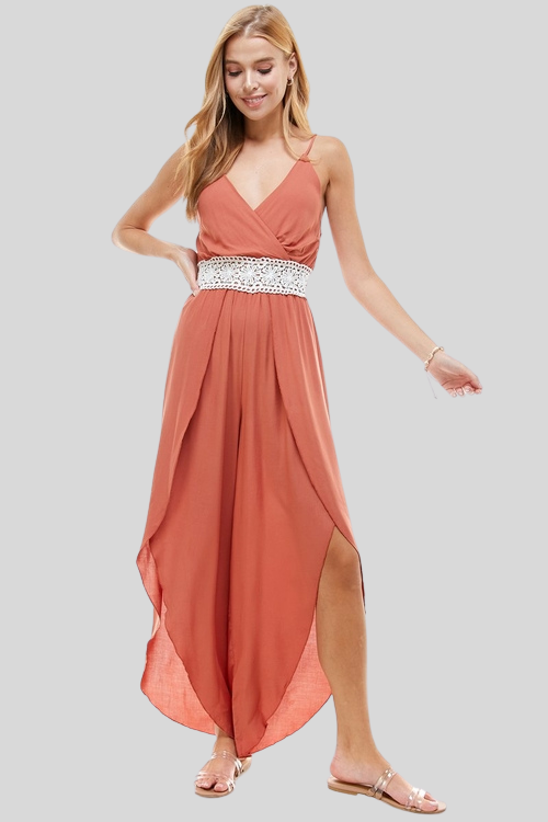 Crochet Tulip Jumpsuit – Women's Clothing by Lumiark