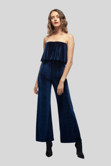 Velvet Tube Jumpsuit